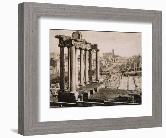 Ruined Temple of Saturn-null-Framed Photographic Print