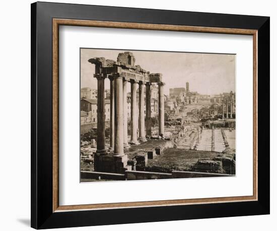 Ruined Temple of Saturn-null-Framed Photographic Print