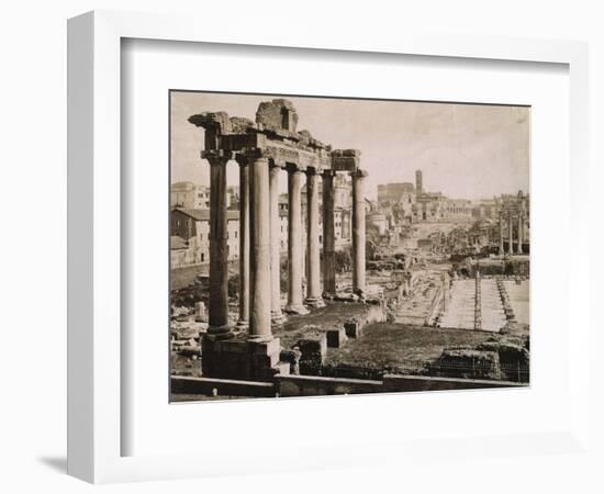 Ruined Temple of Saturn-null-Framed Photographic Print