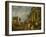 Ruines d'architecture avec l'Arc de Janus, le temple de Vesta, la statue équestre de Marc-Aurèle-Giovanni Paolo Pannini-Framed Giclee Print