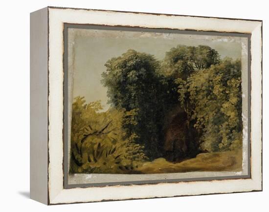 Ruines d'une arcade touffée d'herbes-Pierre Henri de Valenciennes-Framed Premier Image Canvas