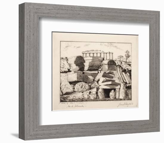 Ruines de Selinente-Gerardiaz-Framed Collectable Print