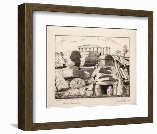 Ruines de Selinente-Gerardiaz-Framed Collectable Print