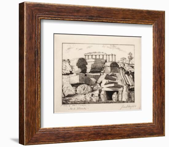 Ruines de Selinente-Gerardiaz-Framed Collectable Print