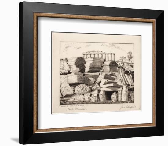 Ruines de Selinente-Gerardiaz-Framed Collectable Print