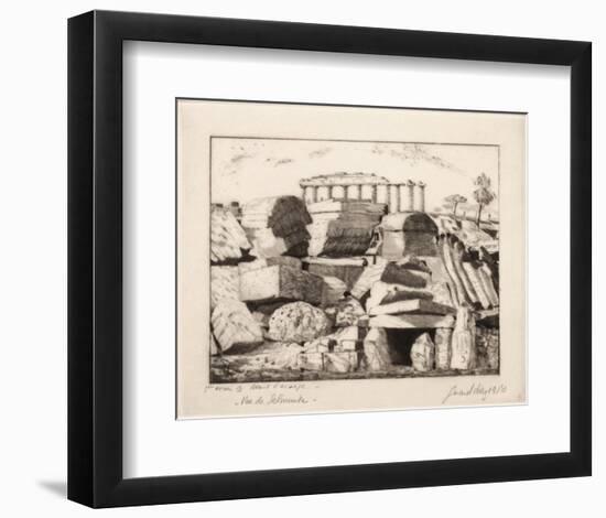 Ruines de Selinente-Gerardiaz-Framed Collectable Print