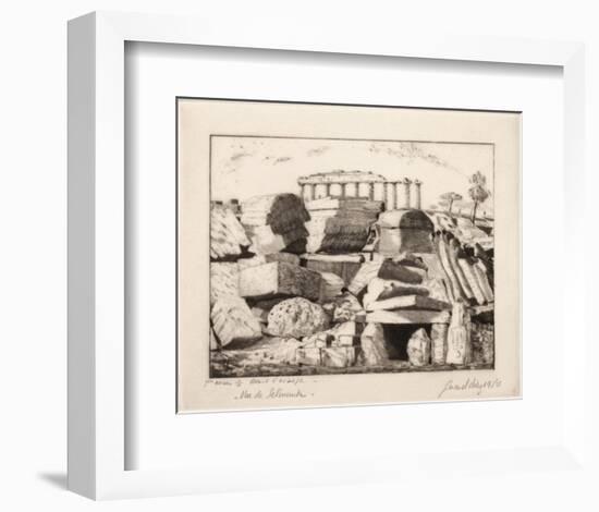 Ruines de Selinente-Gerardiaz-Framed Collectable Print