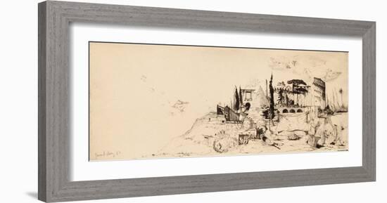 Ruines romaines I-Gerardiaz-Framed Collectable Print