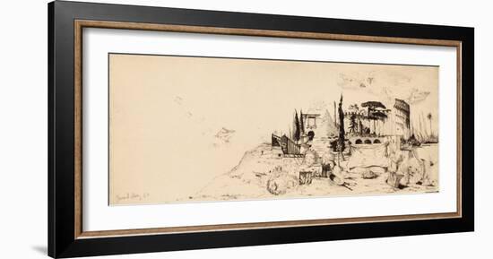 Ruines romaines I-Gerardiaz-Framed Collectable Print