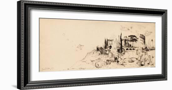 Ruines romaines I-Gerardiaz-Framed Collectable Print