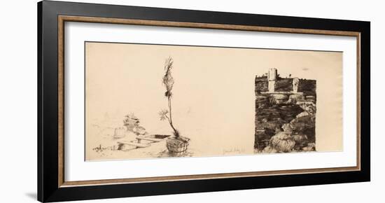 Ruines romaines II-Gerardiaz-Framed Collectable Print