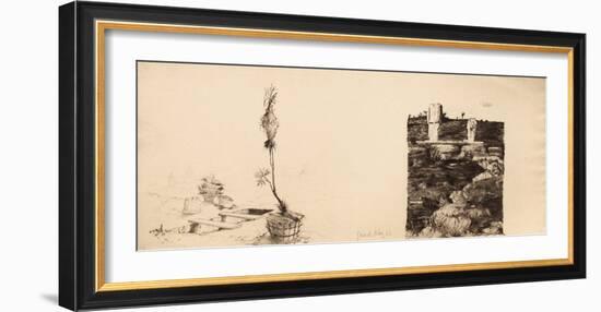 Ruines romaines II-Gerardiaz-Framed Collectable Print