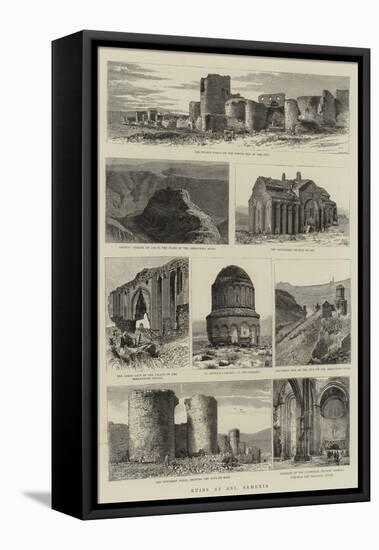 Ruins at Ani, Armenia-null-Framed Premier Image Canvas