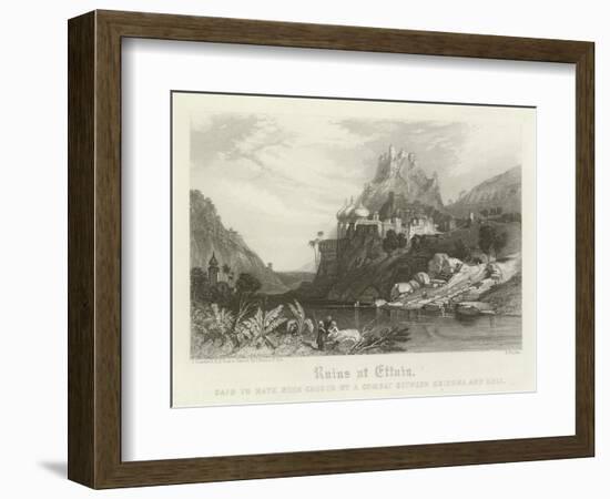 Ruins at Ettaia, India-null-Framed Giclee Print