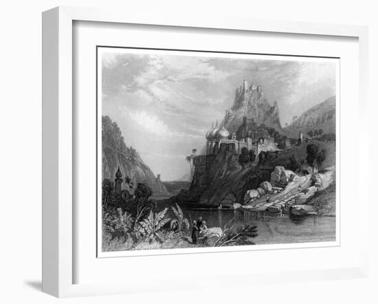 Ruins at Ettaia, Said to Have Been Caused by the Combat Between Krishna and Kali-Finden-Framed Giclee Print