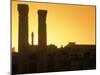 Ruins at Sunset, Archaeological Site, Jerash, Jordan, Middle East-Alison Wright-Mounted Photographic Print