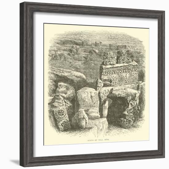 Ruins at Tell Hum-null-Framed Giclee Print