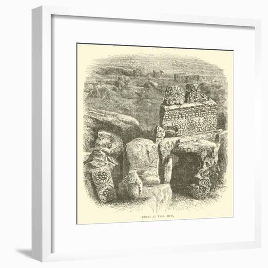 Ruins at Tell Hum-null-Framed Giclee Print