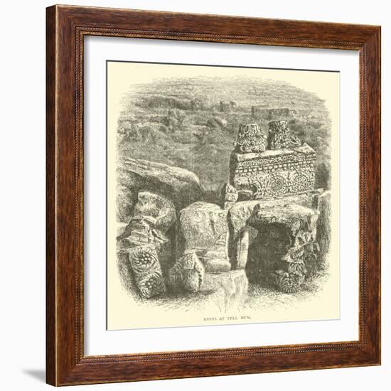Ruins at Tell Hum-null-Framed Giclee Print