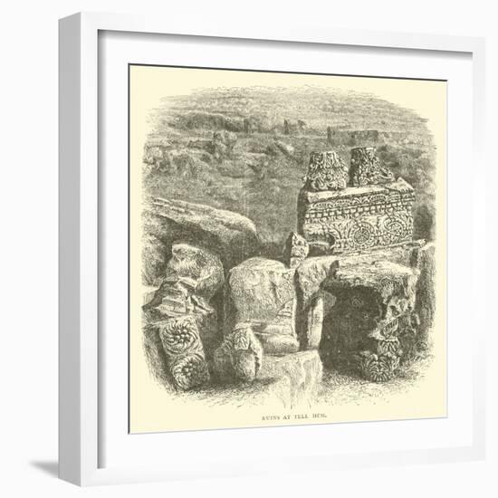 Ruins at Tell Hum-null-Framed Giclee Print