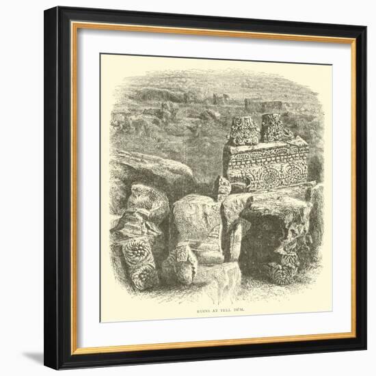 Ruins at Tell Hum-null-Framed Giclee Print