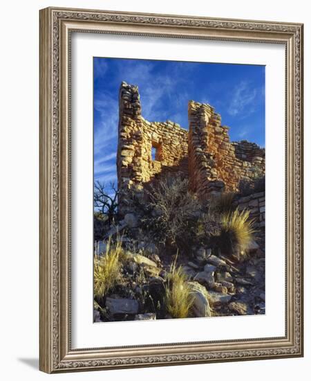 Ruins Cutthroat Castle. Ancestral Puebloan. Hovenweep NM, Colorado-Scott T. Smith-Framed Photographic Print