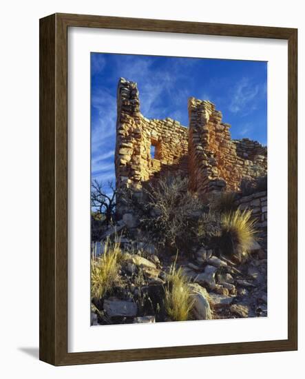 Ruins Cutthroat Castle. Ancestral Puebloan. Hovenweep NM, Colorado-Scott T. Smith-Framed Photographic Print