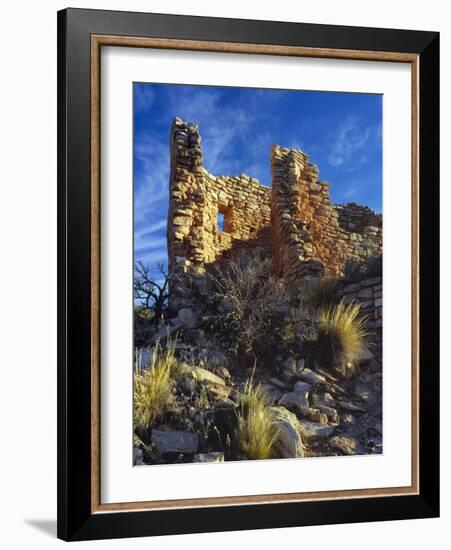 Ruins Cutthroat Castle. Ancestral Puebloan. Hovenweep NM, Colorado-Scott T. Smith-Framed Photographic Print