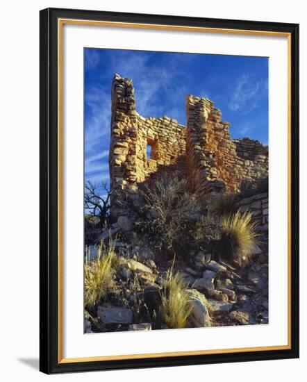 Ruins Cutthroat Castle. Ancestral Puebloan. Hovenweep NM, Colorado-Scott T. Smith-Framed Photographic Print