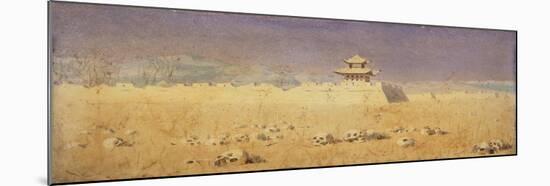 Ruins in Chuguchak, Xinjiang, 1869-Vasili Vasilyevich Vereshchagin-Mounted Giclee Print