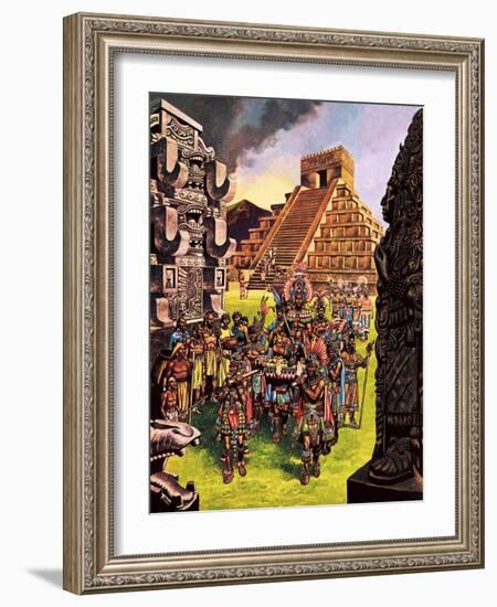 Ruins in the Forest-Ron Embleton-Framed Giclee Print