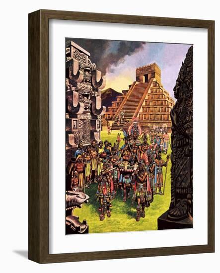 Ruins in the Forest-Ron Embleton-Framed Giclee Print