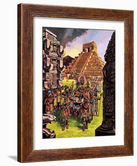 Ruins in the Forest-Ron Embleton-Framed Giclee Print