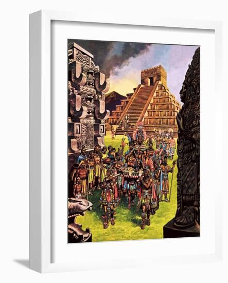 Ruins in the Forest-Ron Embleton-Framed Giclee Print