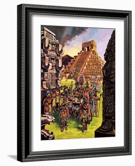 Ruins in the Forest-Ron Embleton-Framed Giclee Print