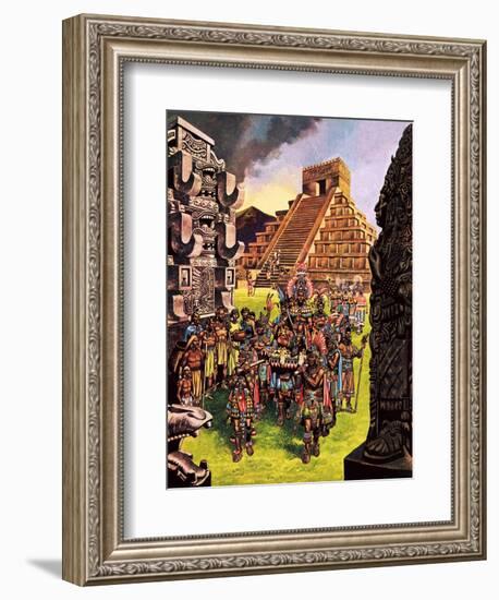 Ruins in the Forest-Ron Embleton-Framed Giclee Print