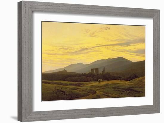 Ruins in the Riesengebirge, 1830-34-Caspar David Friedrich-Framed Giclee Print