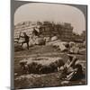 'Ruins near Machaerus', c1900-Unknown-Mounted Photographic Print