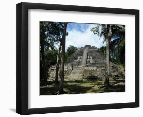 Ruins of a Temple, High Temple, Lamanai, Belize-null-Framed Photographic Print