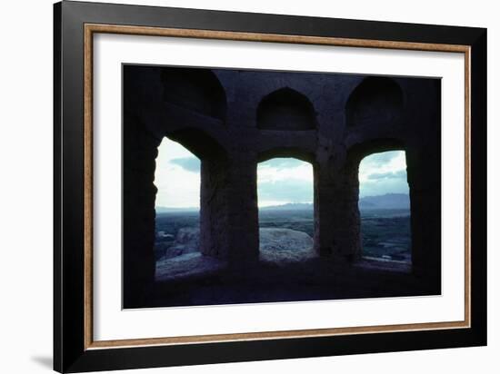 Ruins of a Zoroastrian temple near Isfahan-Werner Forman-Framed Giclee Print