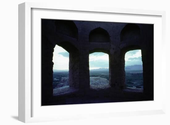 Ruins of a Zoroastrian temple near Isfahan-Werner Forman-Framed Giclee Print