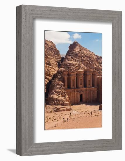 Ruins of Ad Deir Monastery at Ancient Nabatean City of Petra, Wadi Musa, Ma'an Governorate, Jordan-null-Framed Photographic Print