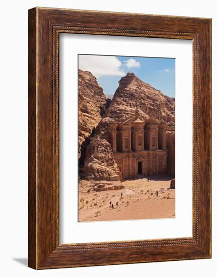 Ruins of Ad Deir Monastery at Ancient Nabatean City of Petra, Wadi Musa, Ma'an Governorate, Jordan-null-Framed Photographic Print