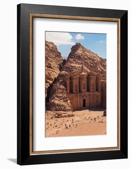 Ruins of Ad Deir Monastery at Ancient Nabatean City of Petra, Wadi Musa, Ma'an Governorate, Jordan-null-Framed Photographic Print