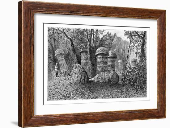 Ruins of an Ahom Temple, Dinajpur, Upper Assam, India, 1895-Armand Kohl-Framed Giclee Print