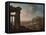 Ruins of an Ancient City, C.1810-20 (Oil on Paper, Mounted on Canvas)-John Martin-Framed Premier Image Canvas