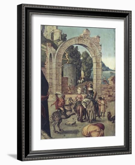 Ruins of an Arch, Detail from Adoration of Magi, 1504-Albrecht Dürer-Framed Premium Giclee Print