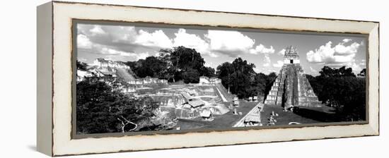 Ruins of an Old Temple, Tikal, Guatemala-null-Framed Premier Image Canvas