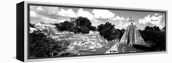 Ruins of an Old Temple, Tikal, Guatemala-null-Framed Premier Image Canvas