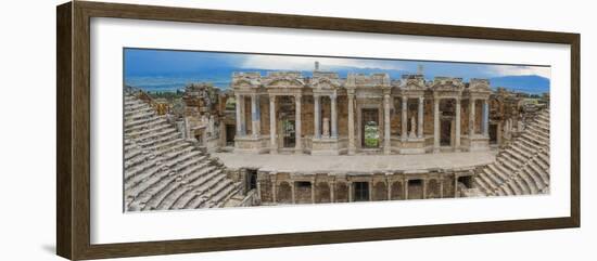 Ruins of ancient Hierapolis, Pamukkale, Denizli Province, Turkey-Ian Trower-Framed Photographic Print